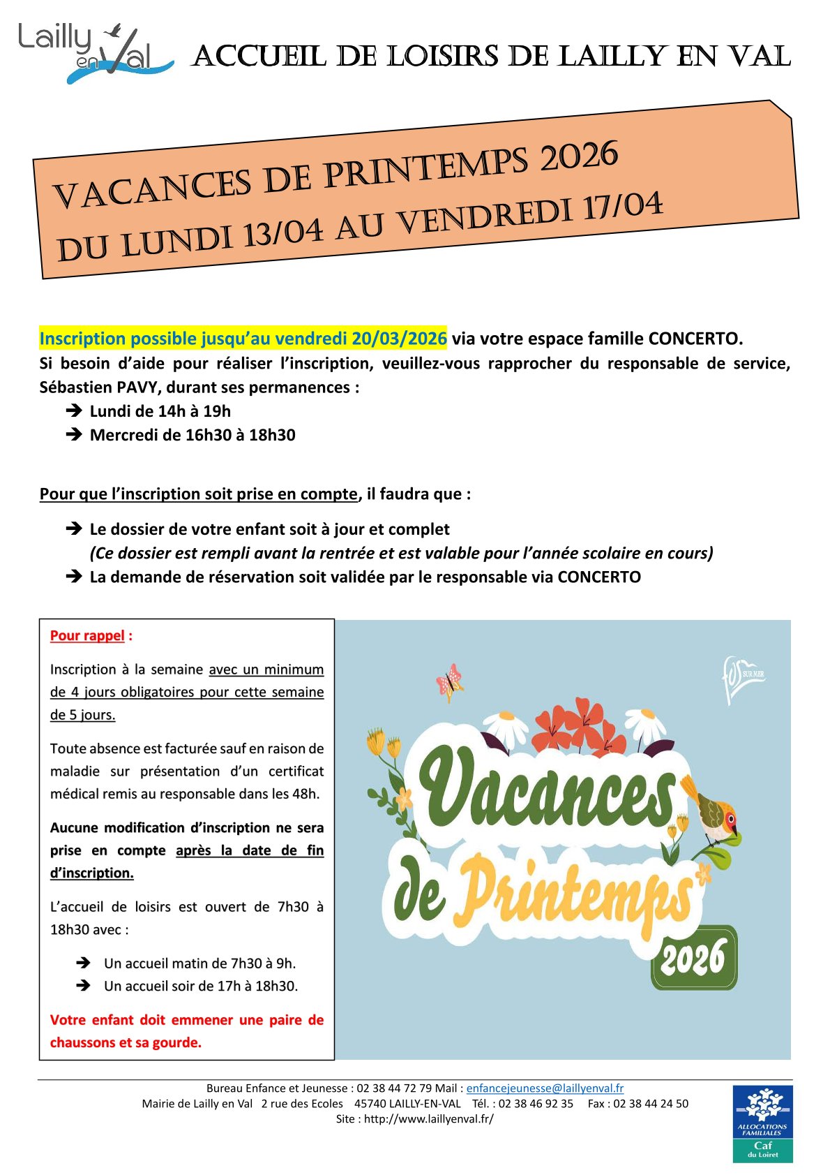 ALSH - Affiche Printemps 2026